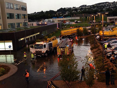 Letterkenny Hospital flooding